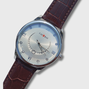 CassRay - Silver Crescent Date Display - Special Leather - CR02